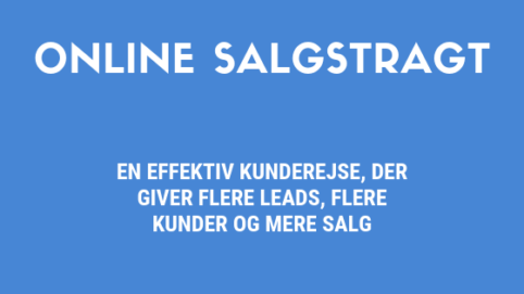 kunderejse og online salgstragt