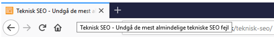 title tag i browser