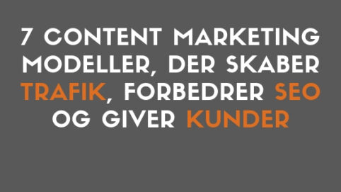 content marketing modeller